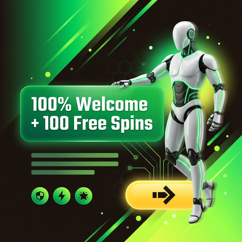 100% Welcome + 100 Free Spins