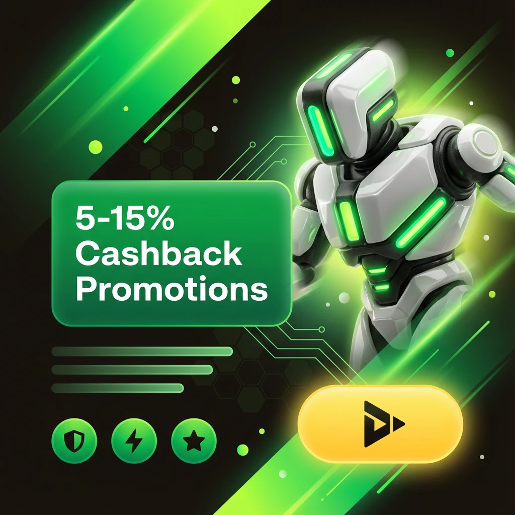 5-15% Cashback Promotions